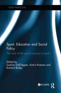 Sport, Education and Social Policy : The state of the social sciences of sport (Icsspe Perspectives)