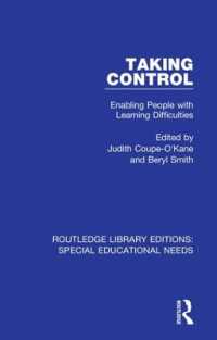 Taking Control : Enabling People with Learning Difficulties (Routledge Library Editions: Special Educational Needs)