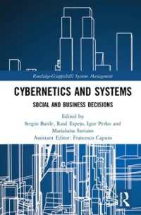 Cybernetics and Systems : Social and Business Decisions (Routledge-giappichelli Systems Management)