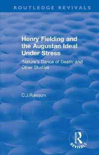 Routledge Revivals: Henry Fielding and the Augustan Ideal under Stress (1972) : 'Nature's Dance of Death' and Other Studies (Routledge Revivals)