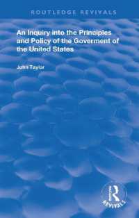 An Inquiry into the Principles and Policy of the Goverment of the United States (Routledge Revivals)