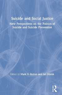 Suicide and Social Justice : New Perspectives on the Politics of Suicide and Suicide Prevention