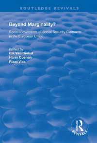 Beyond Marginality? : Social Movements of Social Security Claimants in the European Union (Routledge Revivals)