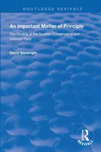 An Important Matter of Principle : The Decline of the Scottish Conservative and Unionist Party (Routledge Revivals)