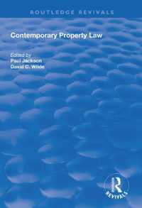 Contemporary Property Law (Routledge Revivals)