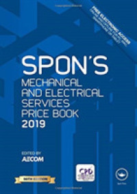 Spon's Mechanical and Electrical Services Price Book 2019 (Spon's Price Books) （50 HAR/PSC）