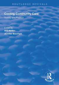 Costing Community Care : Theory and Practice (Routledge Revivals)