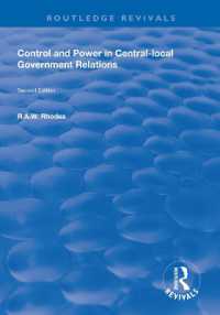 Control and Power in Central-local Government Relations (Routledge Revivals)