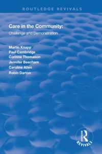 Care in the Community : Challenge and Demonstration (Routledge Revivals)