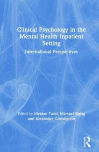 Clinical Psychology in the Mental Health Inpatient Setting : International Perspectives