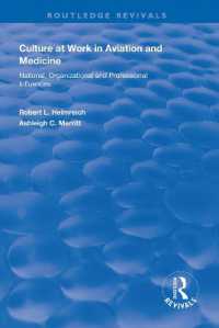 Culture at Work in Aviation and Medicine : National, Organizational and Professional Influences (Routledge Revivals)
