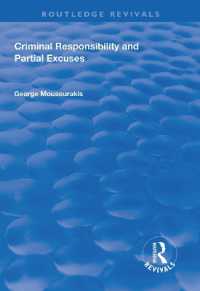 Criminal Responsibility and Partial Excuses (Routledge Revivals)