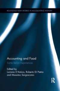 Accounting and Food : Some Italian Experiences (Routledge New Works in Accounting History)