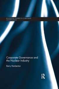 Corporate Governance and the Nuclear Industry (Routledge Studies in Corporate Governance)