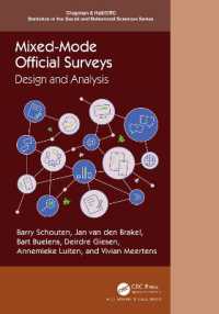 Mixed-Mode Official Surveys : Design and Analysis (Chapman & Hall/crc Statistics in the Social and Behavioral Sciences)