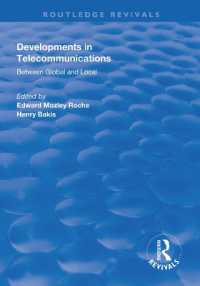 Developments in Telecommunications : Between Global and Local (Routledge Revivals)