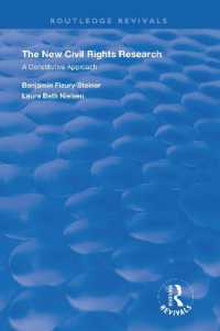 The New Civil Rights Research : A Constitutive Approach (Routledge Revivals)