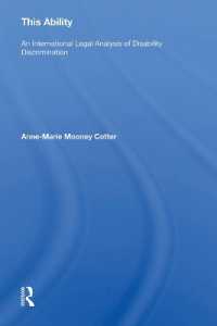 This Ability : An International Legal Analysis of Disability Discrimination
