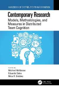 Contemporary Research : Models, Methodologies, and Measures in Distributed Team Cognition