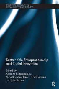 Sustainable Entrepreneurship and Social Innovation (Routledge Research in Sustainability and Business)