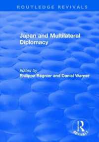 Japan and Multilateral Diplomacy (Routledge Revivals)