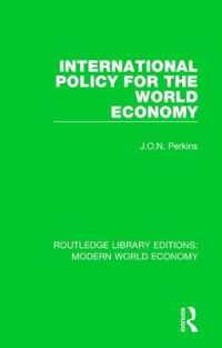 International Policy for the World Economy (Routledge Library Editions: Modern World Economy)