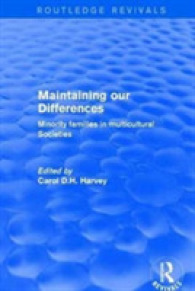 Maintaining our Differences : Minority Families in Multicultural Societies (Routledge Revivals)