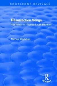 Resurrection Songs : The Poetry of Thomas Lovell Beddoes (Routledge Revivals)