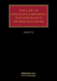 Law of Insurance Broking and Insurance Brokerage Firms (Lloyd's Insurance Law Library) -- Hardback