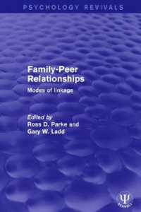 Family-Peer Relationships : Modes of Linkage (Psychology Revivals)