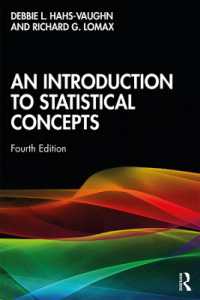 心理学のための統計学概念入門（第４版）<br>An Introduction to Statistical Concepts （4TH）