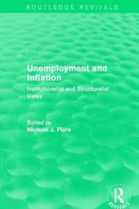 Unemployment and Inflation : Institutionalist and Structuralist Views (Routledge Revivals)
