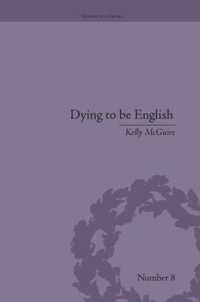 Dying to be English : Suicide Narratives and National Identity, 1721-1814 (Gender and Genre)