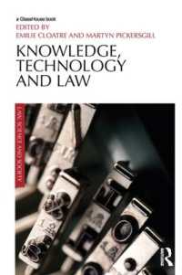 Knowledge, Technology and Law (Law, Science and Society)