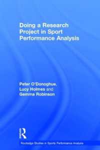 Doing a Research Project in Sport Performance Analysis (Routledge Studies in Sports Performance Analysis)