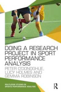 Doing a Research Project in Sport Performance Analysis (Routledge Studies in Sports Performance Analysis)