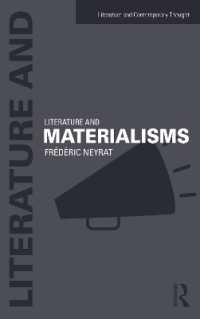 文学と唯物論<br>Literature and Materialisms (Literature and Contemporary Thought)