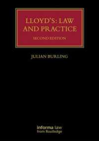 Lloyd's : Law and Practice (Lloyd's Insurance Law Library) （2ND）