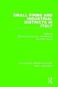Small Firms and Industrial Districts in Italy (Routledge Library Editions: Small Business)