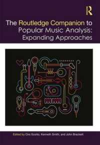 ラウトレッジ版　ポピュラー音楽分析必携<br>The Routledge Companion to Popular Music Analysis : Expanding Approaches (Routledge Music Companions)