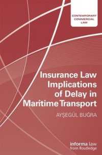 Insurance Law Implications of Delay in Maritime Transport (Contemporary Commercial Law)