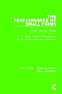 The Performance of Small Firms : Profits, Jobs and Failures (Routledge Library Editions: Small Business)