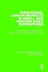 Managerial Labour Markets in Small and Medium-Sized Enterprises (Routledge Library Editions: Small Business)