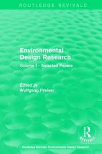 Environmental Design Research : Volume one selected papers (Routledge Revivals: Environmental Design Research)