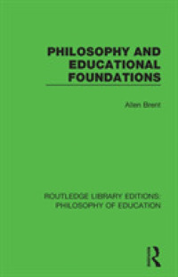 Philosophy and Educational Foundations (Routledge Library Editions: Philosophy of Education)