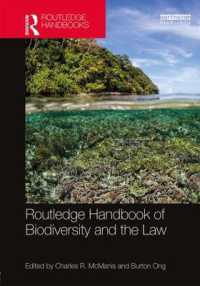 ラウトレッジ版　生物多様性と法ハンドブック<br>Routledge Handbook of Biodiversity and the Law (Routledge Environment and Sustainability Handbooks)