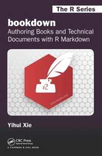 bookdown : Authoring Books and Technical Documents with R Markdown (Chapman & Hall/crc the R Series)