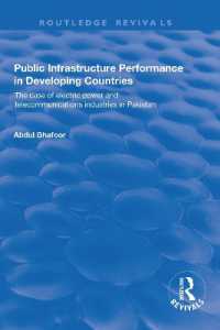 Public Infrastructure Performance in Developing Countries (Routledge Revivals)