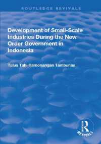 Development of Small-scale Industries during the New Order Government in Indonesia (Routledge Revivals)