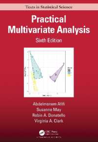 実践的多変量解析（テキスト・第６版）<br>Practical Multivariate Analysis (Chapman & Hall/crc Texts in Statistical Science) （6TH）